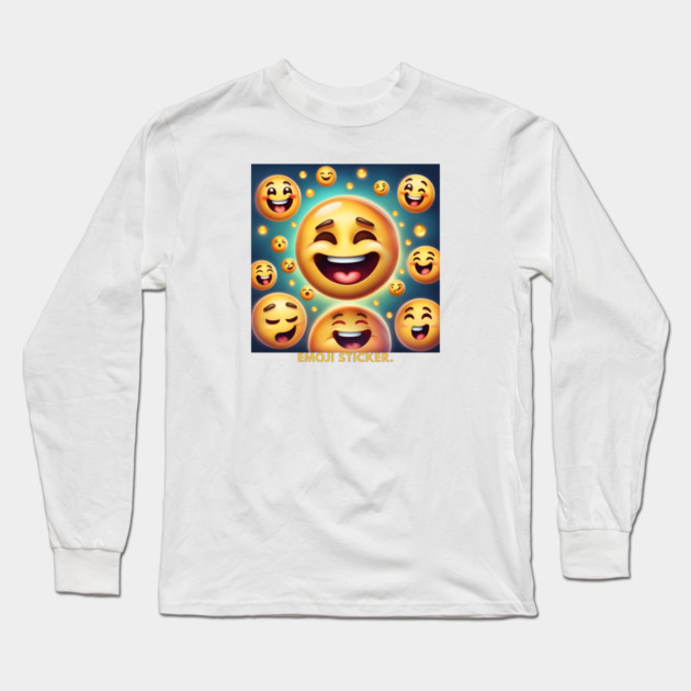 Funny emoji Long Sleeve T-Shirt by BlackMeme94