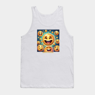Funny emoji Tank Top