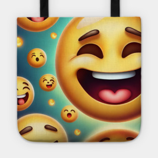 Funny emoji Tote