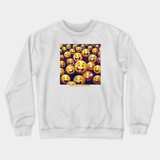 Funny emoji Crewneck Sweatshirt by BlackMeme94