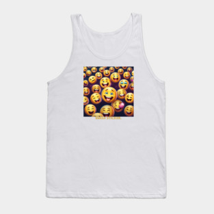 Funny emoji Tank Top
