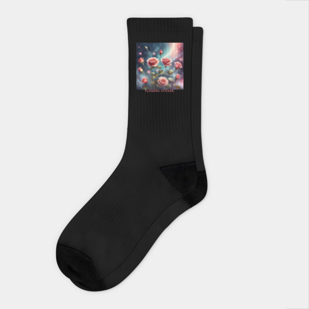 Flowers Lover Socks by BlackMeme94