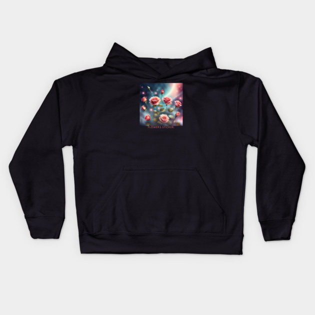 Flowers Lover Kids Hoodie by BlackMeme94