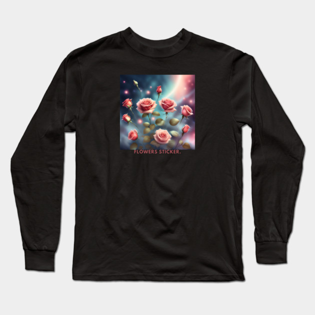 Flowers Lover Long Sleeve T-Shirt by BlackMeme94