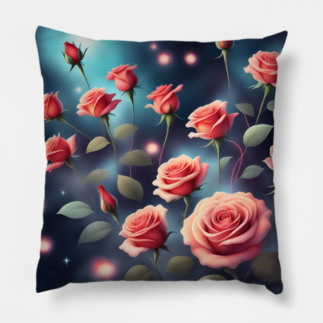 Flowers Lover Pillow by BlackMeme94