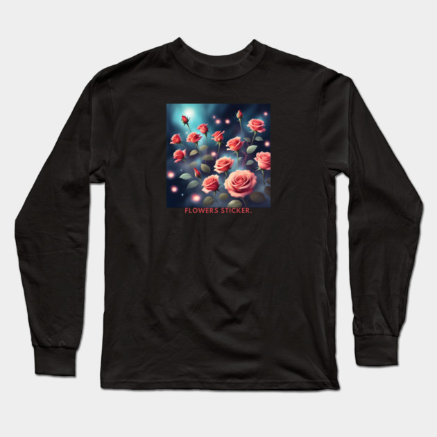Flowers Lover Long Sleeve T-Shirt by BlackMeme94