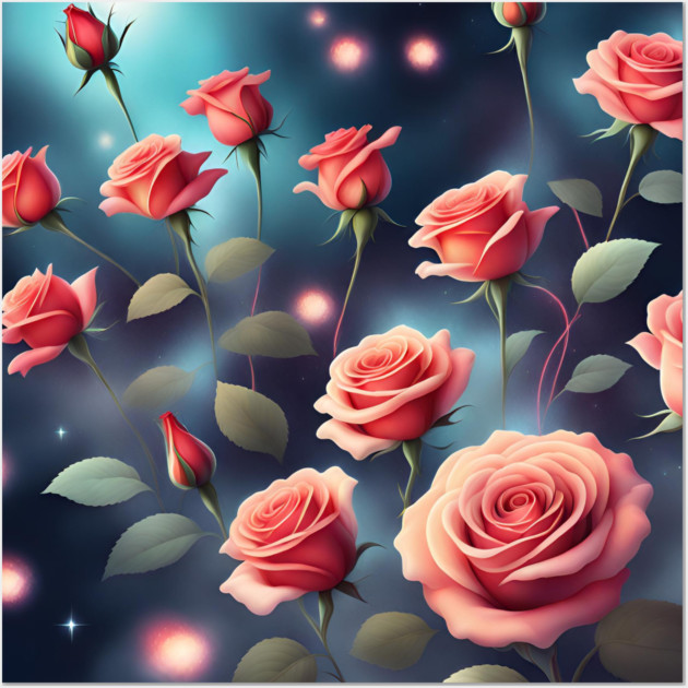 Flowers Lover Wall Art by BlackMeme94