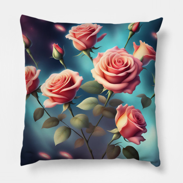 Flowers Lover Pillow by BlackMeme94