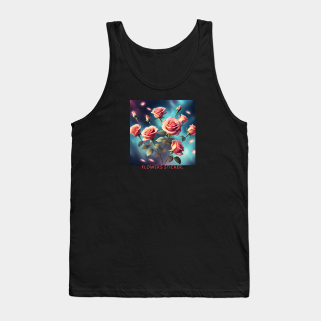 Flowers Lover Tank Top by BlackMeme94