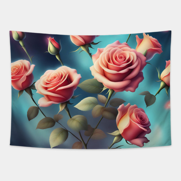 Flowers Lover Tapestry by BlackMeme94