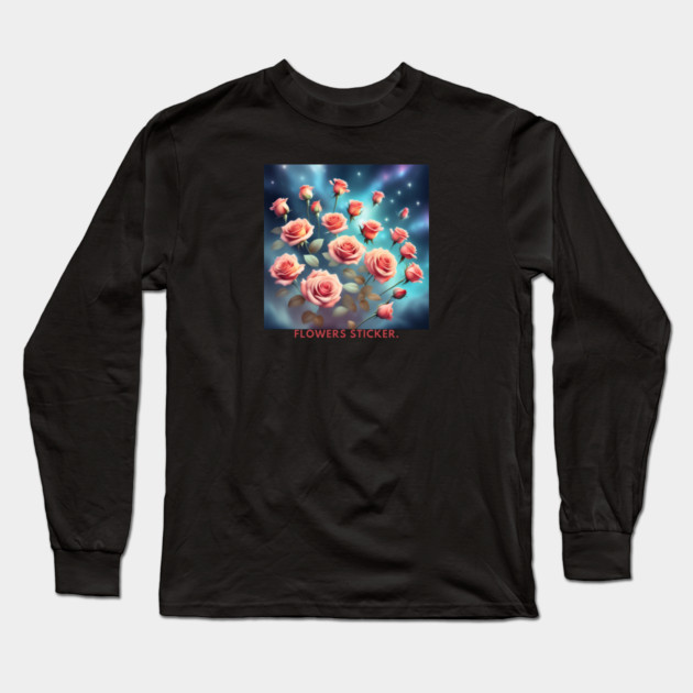 Flowers Lover Long Sleeve T-Shirt by BlackMeme94