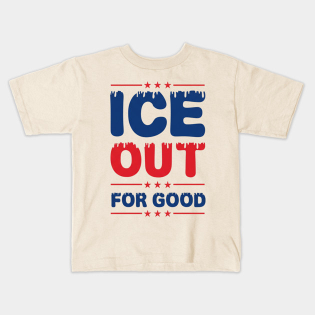 ice-out Kids T-Shirt by BlackMeme94