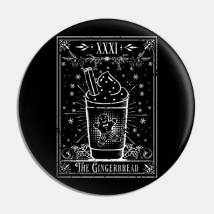 The Gingerbread Latte Tarot Card Pin