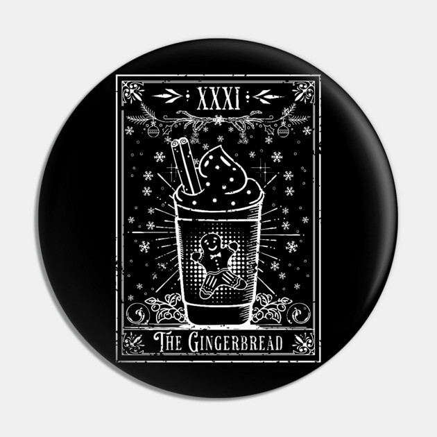 The Gingerbread Latte Tarot Card Pin by H. R. Sinclair