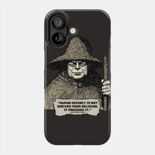 Human Decency by Hitchens Phone Case