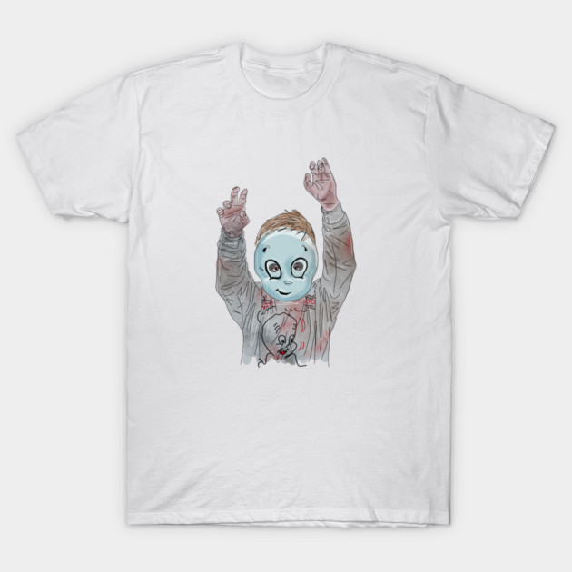A Perfect World: Friendliest Ghost I Know T-Shirt by 51Deesigns