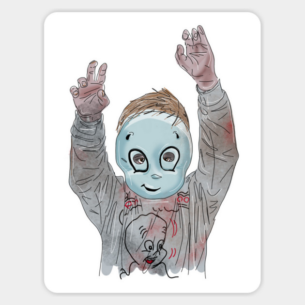 A Perfect World: Friendliest Ghost I Know Magnet by 51Deesigns