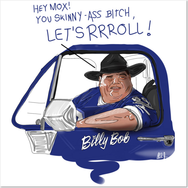 Varsity Blues: Billy Bob says "Let's Roll!" Wall Art by 51Deesigns