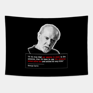 Carlin on the universe and humanity Tapestry