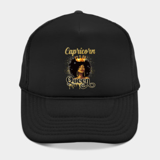 Capricorn Queen Birthday Afro Girls Black Zodiac Birthday Hat
