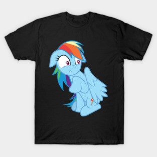 Scared Rainbow Dash T-Shirt