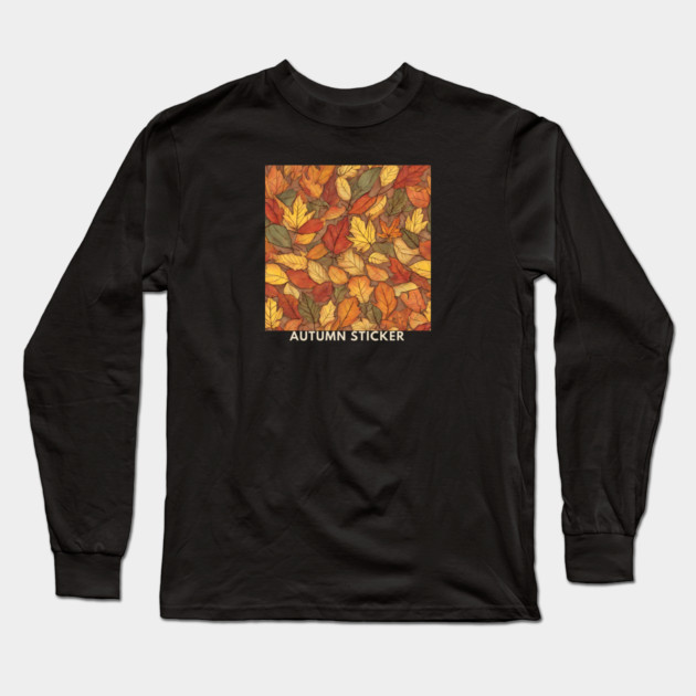 Autumn leaves Long Sleeve T-Shirt by BlackMeme94