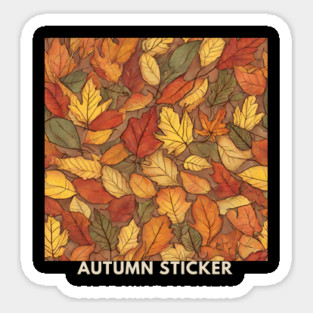Autumn leaves Sticker