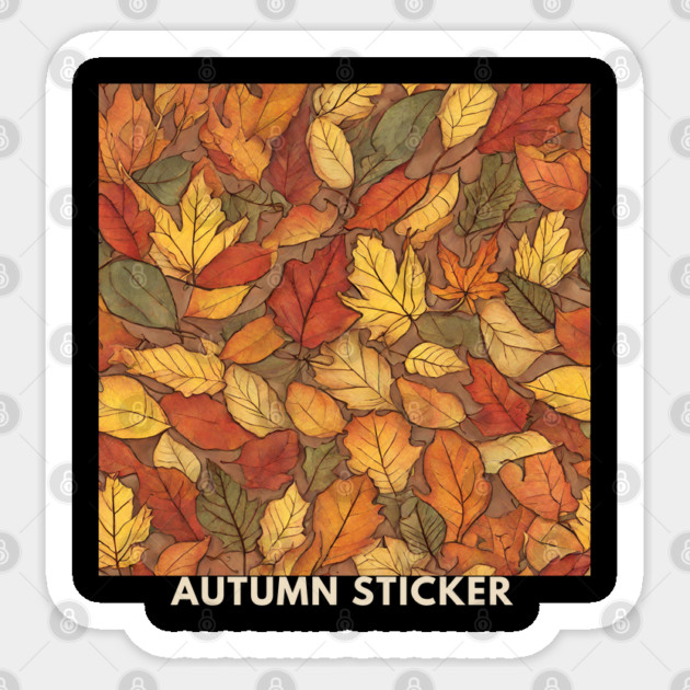 Autumn leaves Sticker by BlackMeme94