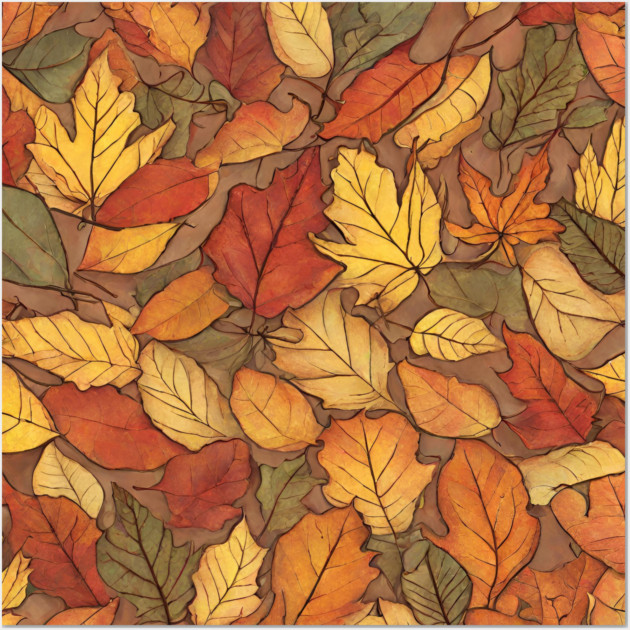 Autumn leaves Wall Art by BlackMeme94