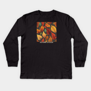 Autumn leaves Kids Long Sleeve T-Shirt