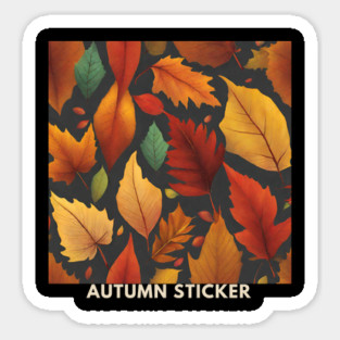 Autumn leaves Sticker