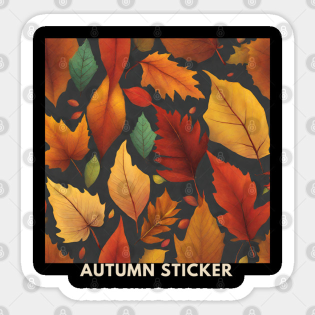 Autumn leaves Sticker by BlackMeme94