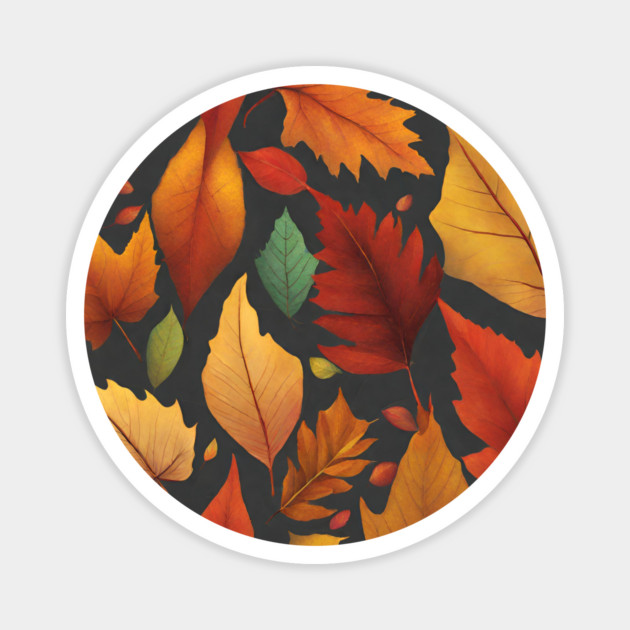 Autumn leaves Magnet by BlackMeme94