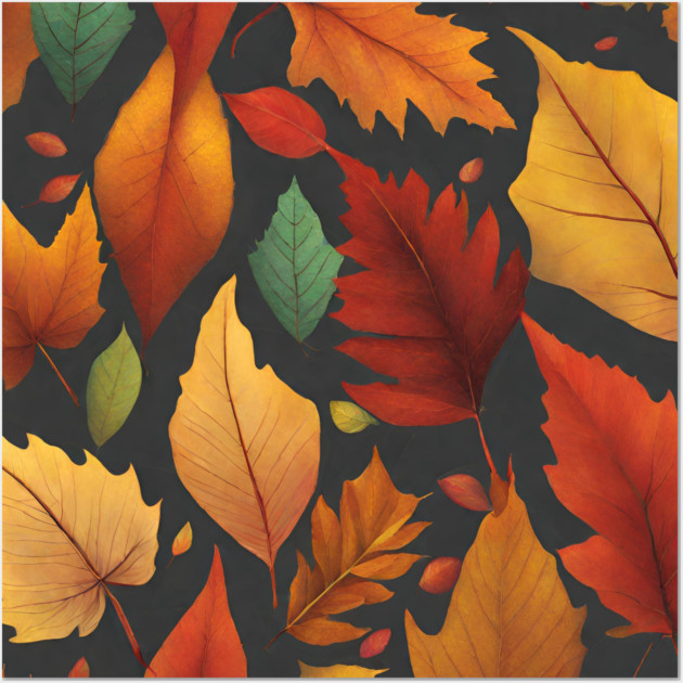 Autumn leaves Wall Art by BlackMeme94