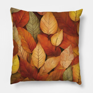 Autumn leaves Pillow