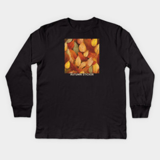 Autumn leaves Kids Long Sleeve T-Shirt