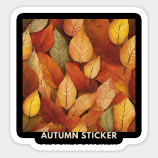 Autumn leaves Sticker