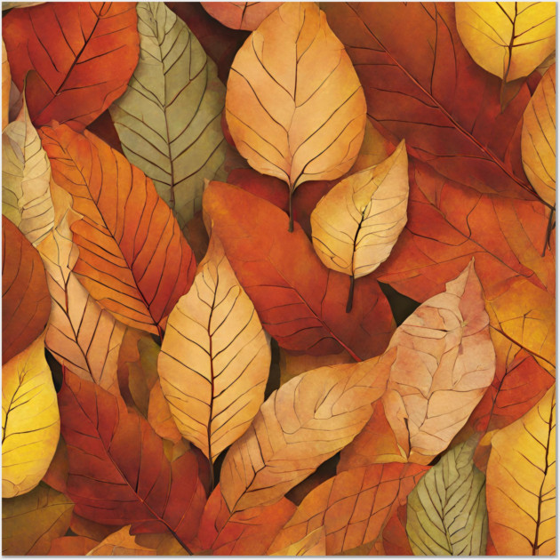 Autumn leaves Wall Art by BlackMeme94