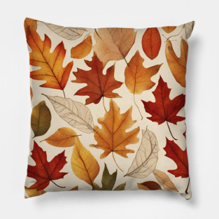 Autumn leaves Pillow