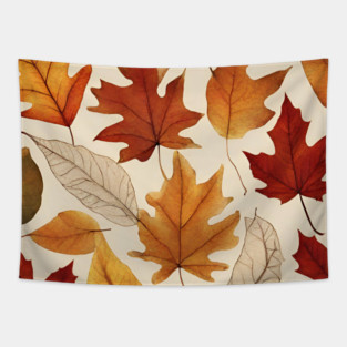 Autumn leaves Tapestry