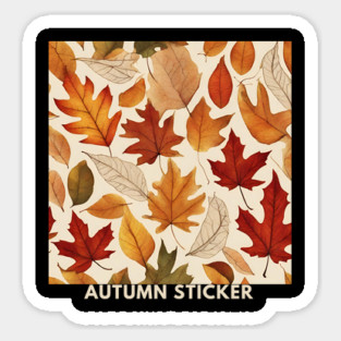 Autumn leaves Sticker
