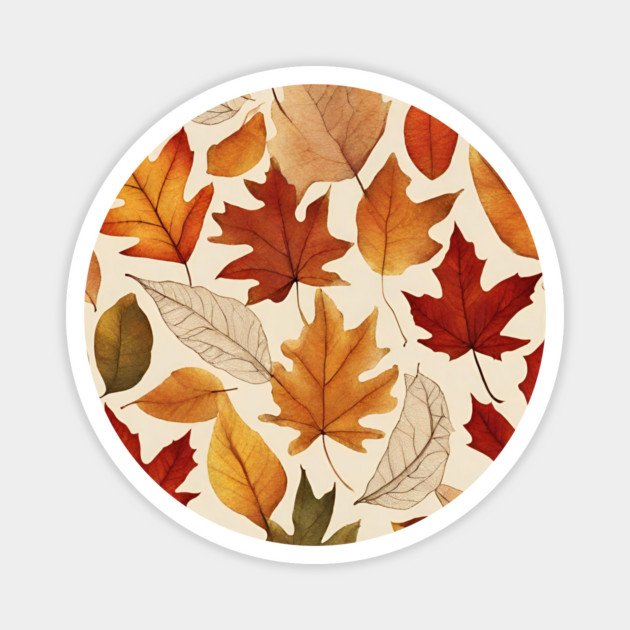 Autumn leaves Magnet by BlackMeme94