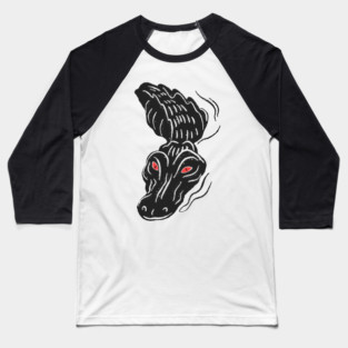 Submerged Gator Baseball T-Shirt