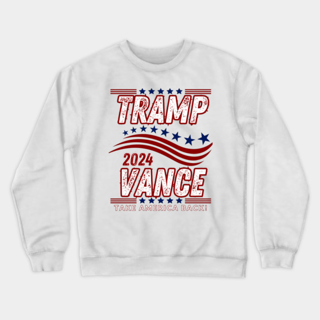 Trump-2024 Crewneck Sweatshirt by BlackMeme94