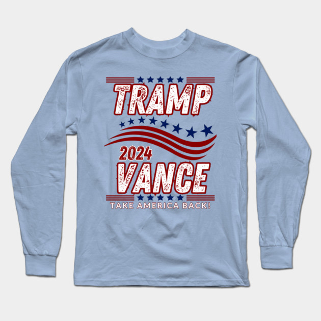 Trump-2024 Long Sleeve T-Shirt by BlackMeme94