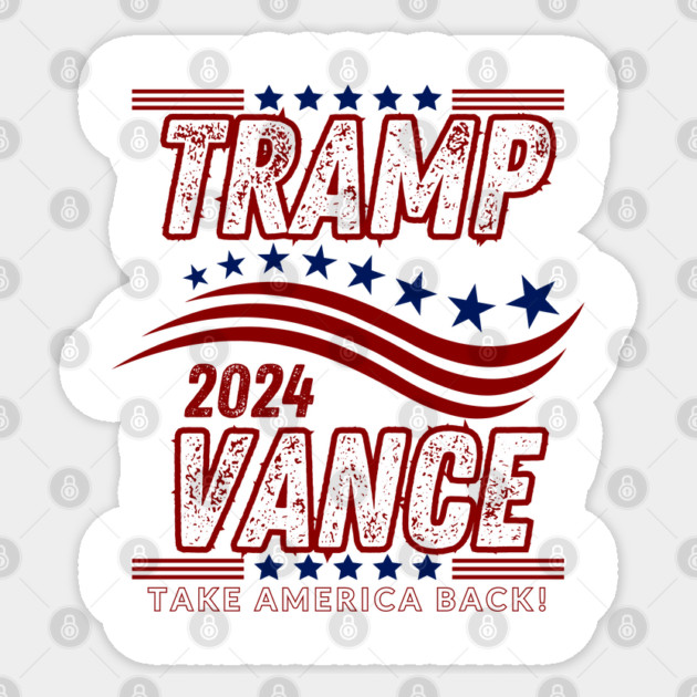 Trump-2024 Sticker by BlackMeme94