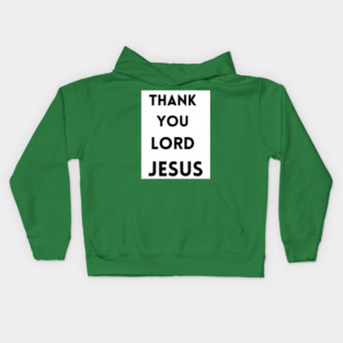 Thank You Lord Jesus - Thanksgiving Kids Hoodie