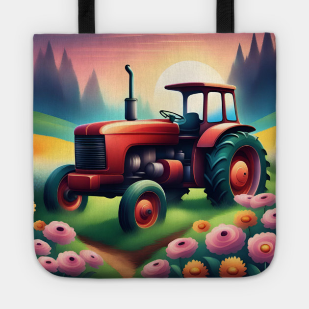 Just a boy who loves tractors Tote by BlackMeme94