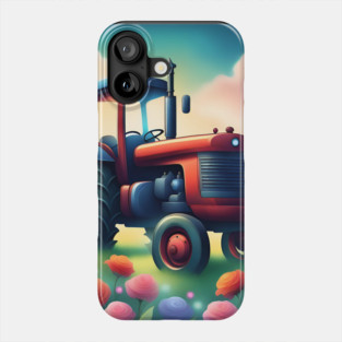 Just a boy who loves tractors Phone Case