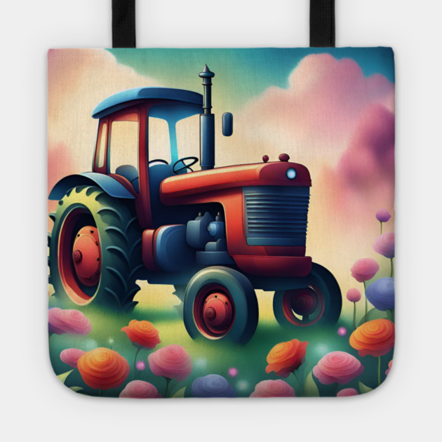 Just a boy who loves tractors Tote by BlackMeme94